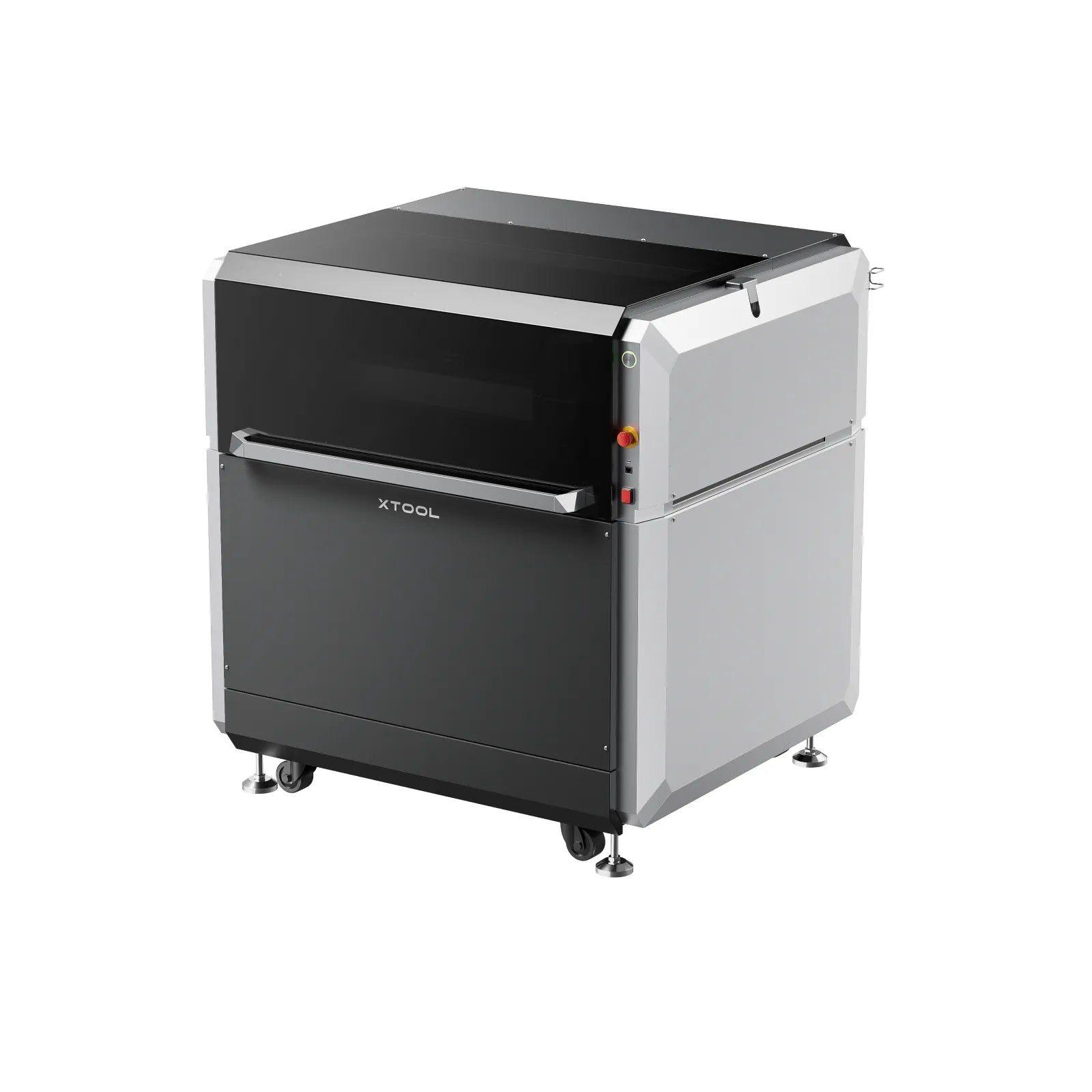 Black and silver machine with 'XTOOL' branding on a white background