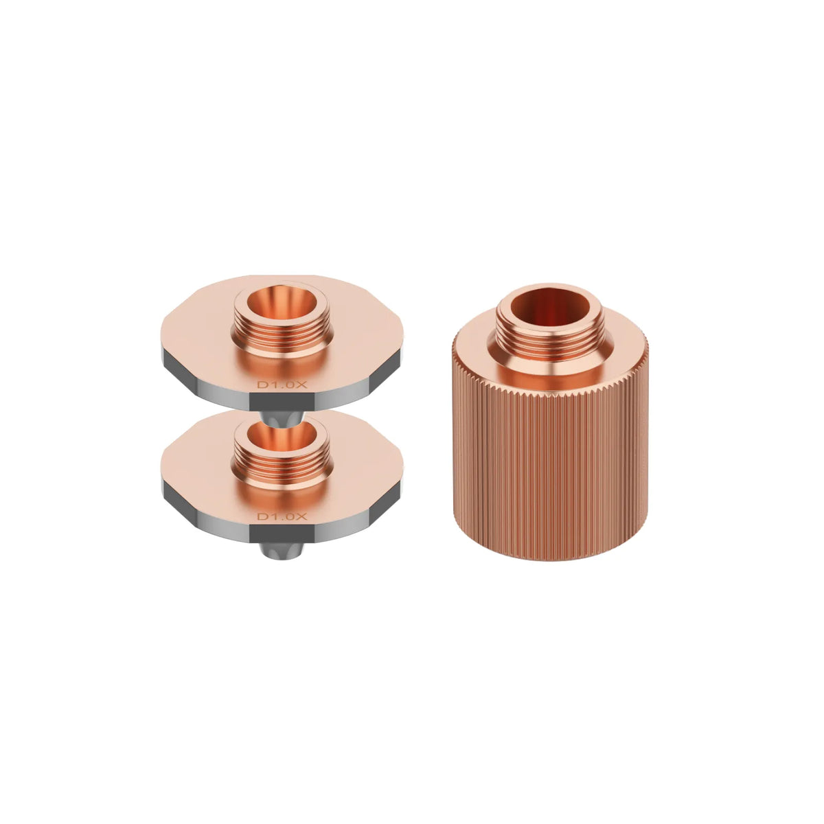Copper nozzle that screw together
