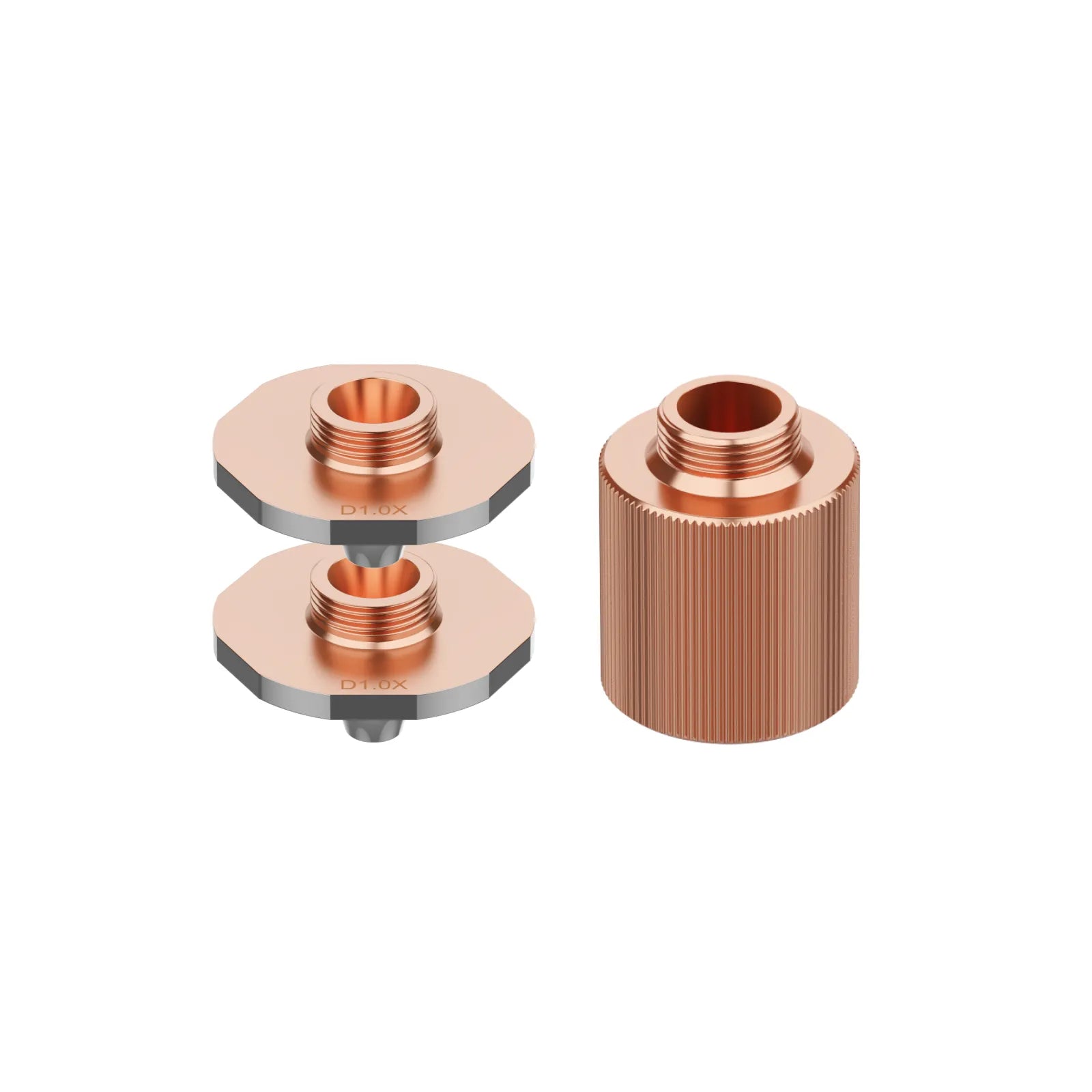 Copper nozzle that screw together
