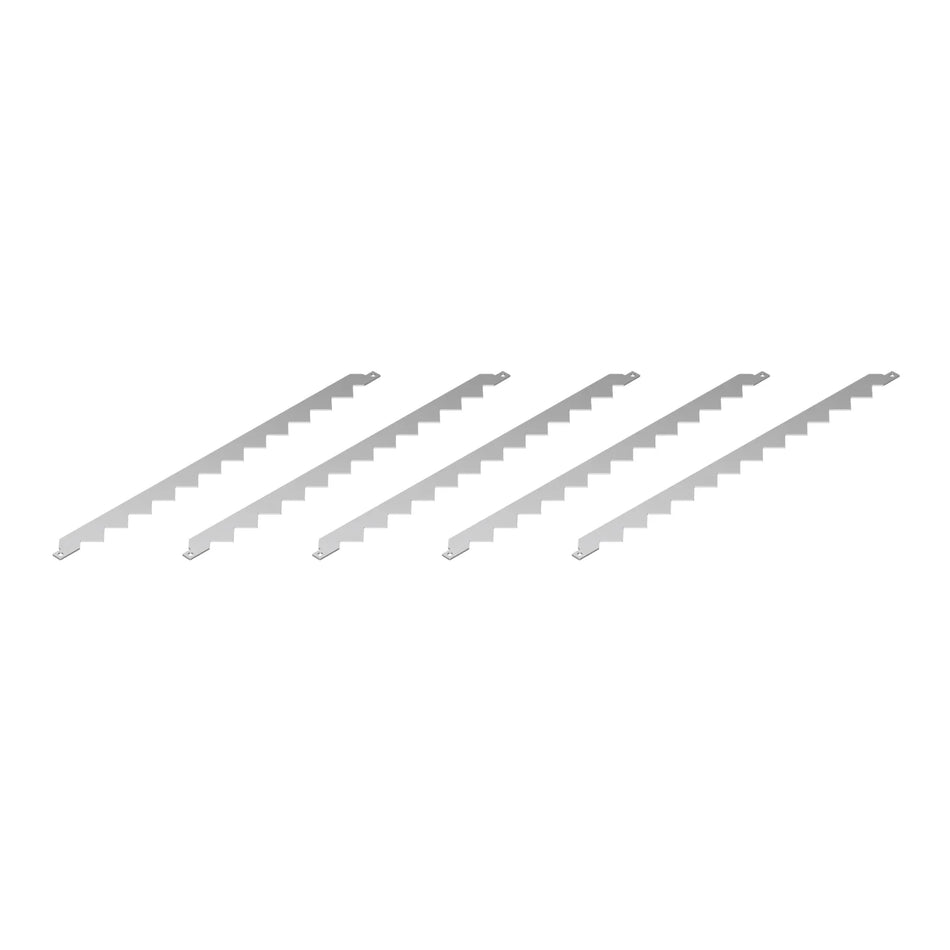 Set of five Metal slats for a cnc.